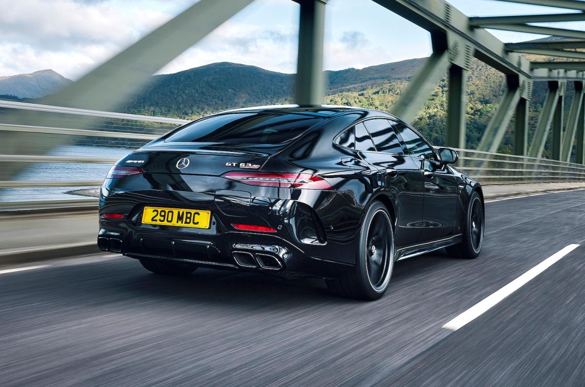 Mercedes-AMG GT 4-door Coupé rear right driving