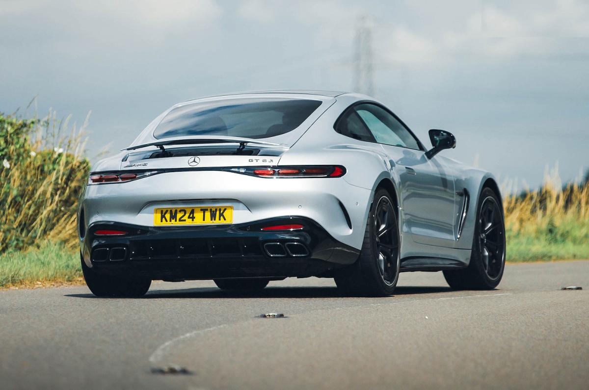 Mercedes-AMG GT rear cornering