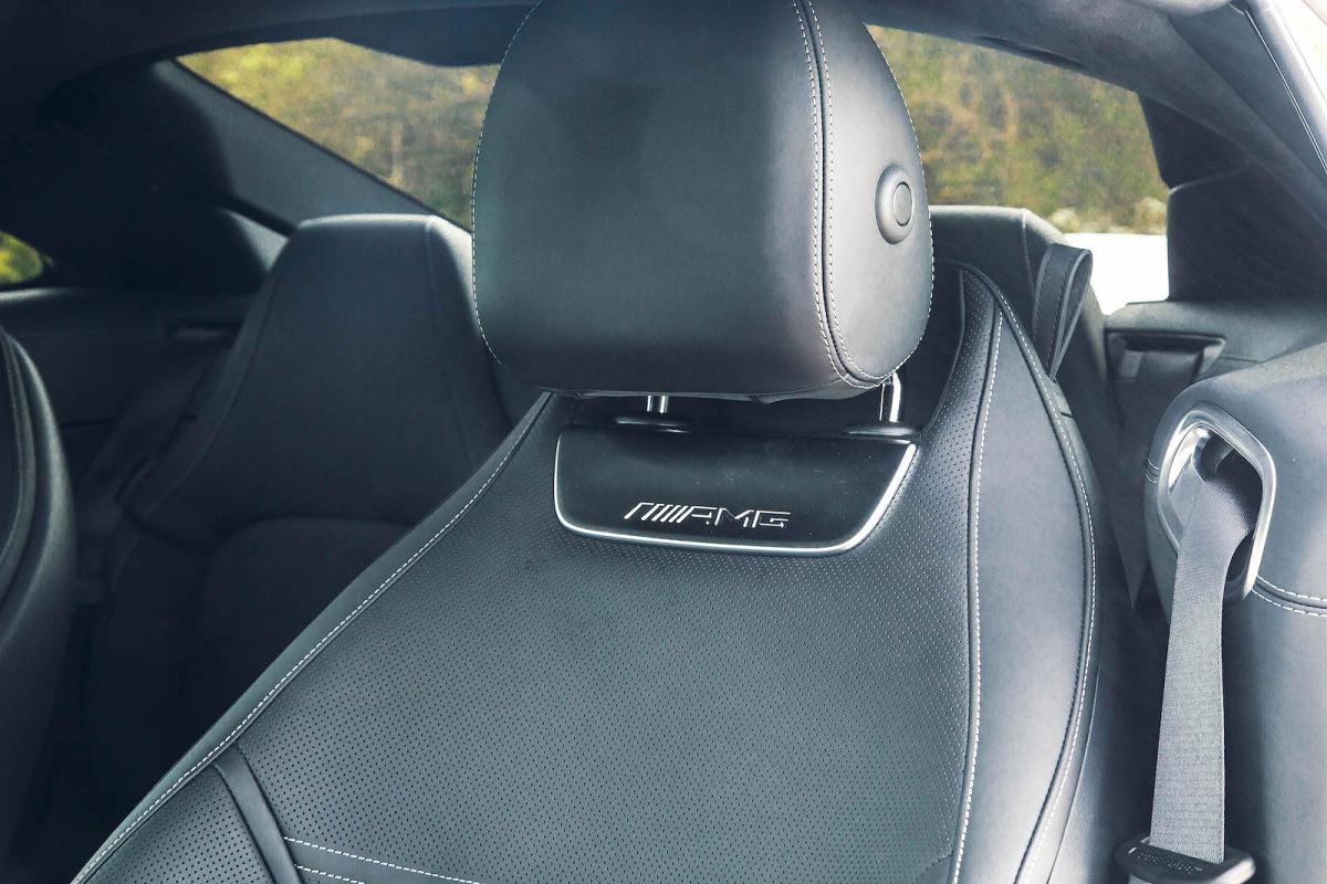 Mercedes-AMG GT interior seat detail