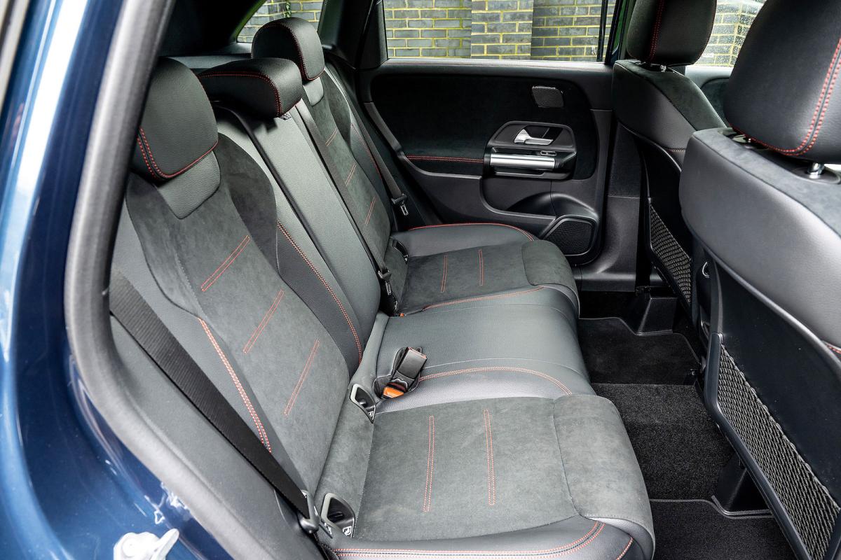 Mercedes B-Class interior back seats