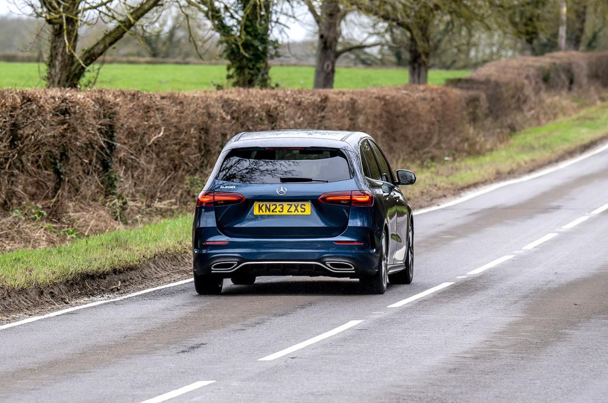 Mercedes B-Class rear right driving