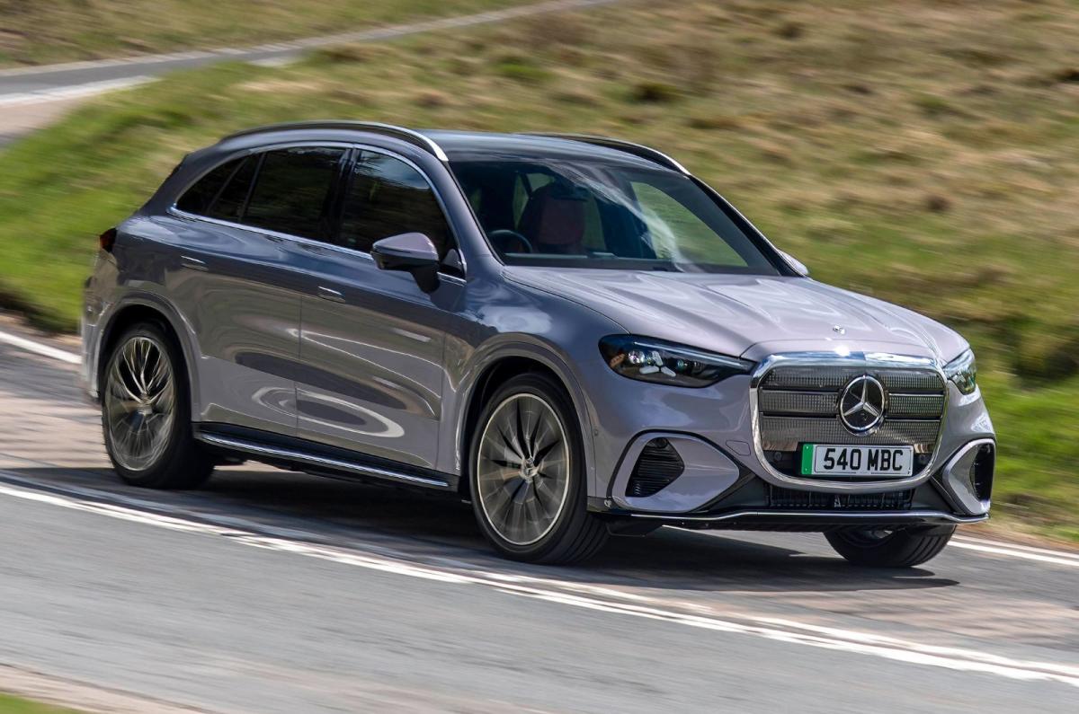 Mercedes GLC front right cornerning