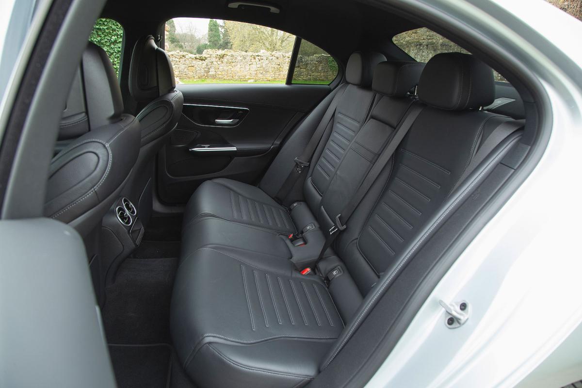 Mercedes C-Class back seats