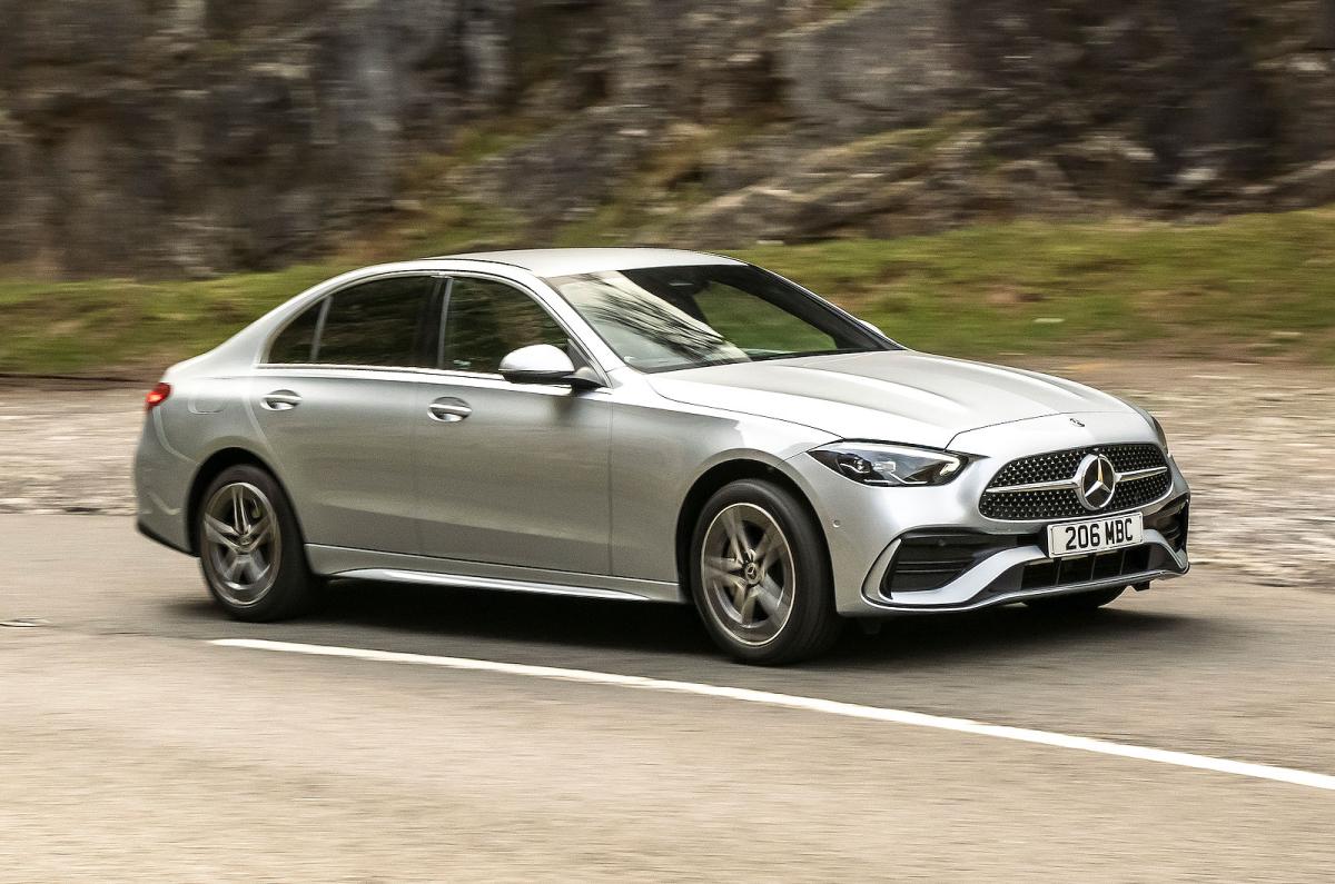 Mercedes C-Class front right driving