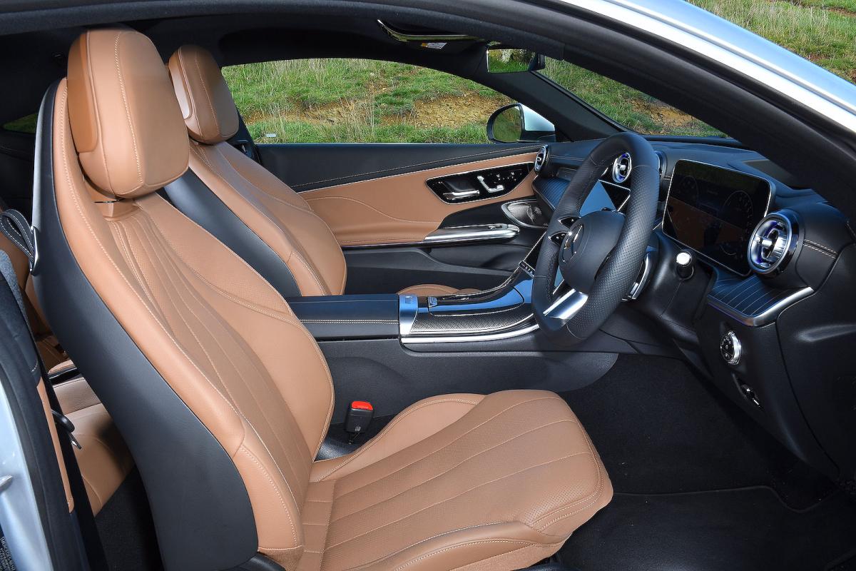 Mercedes CLE front seats