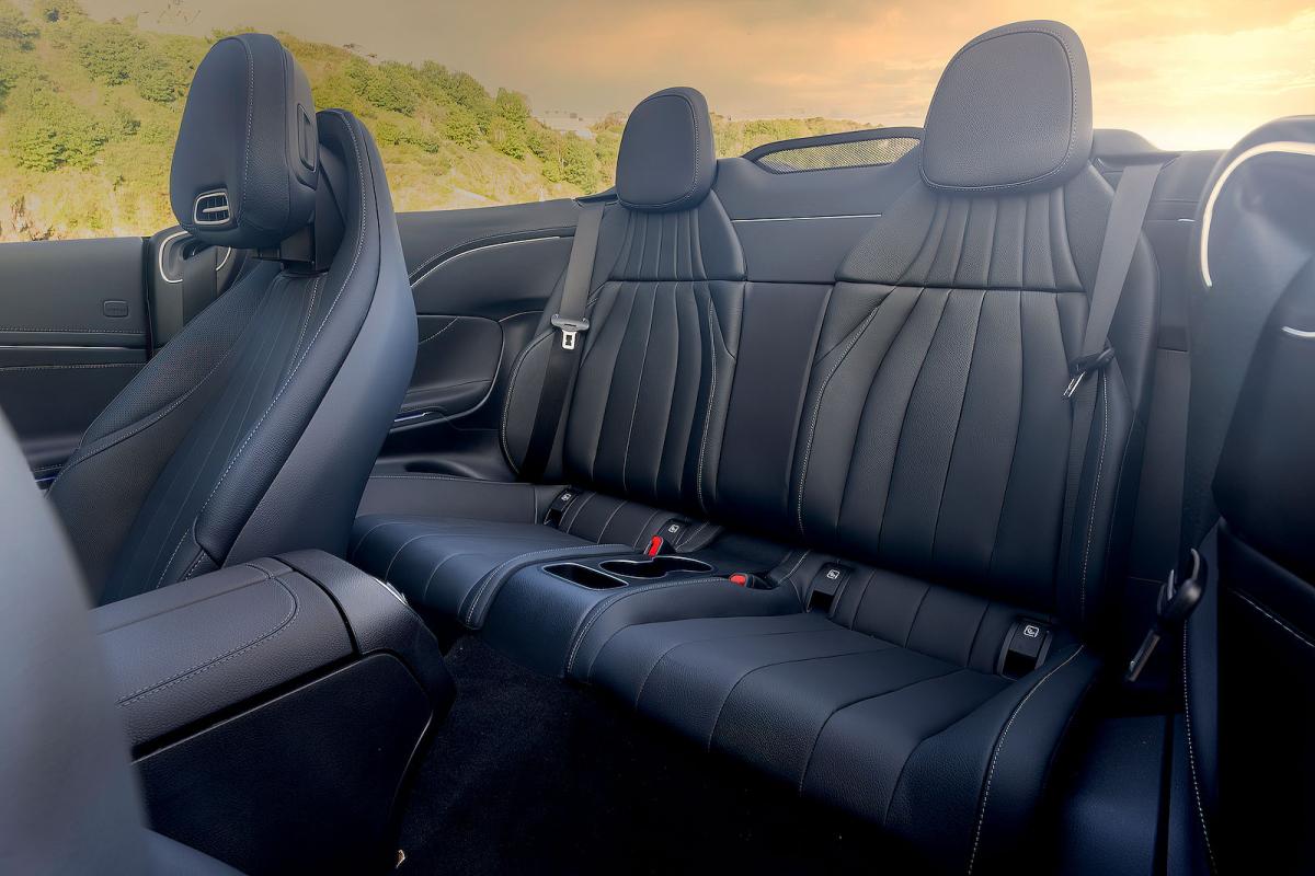 Mercedes CLE Cabriolet back seats