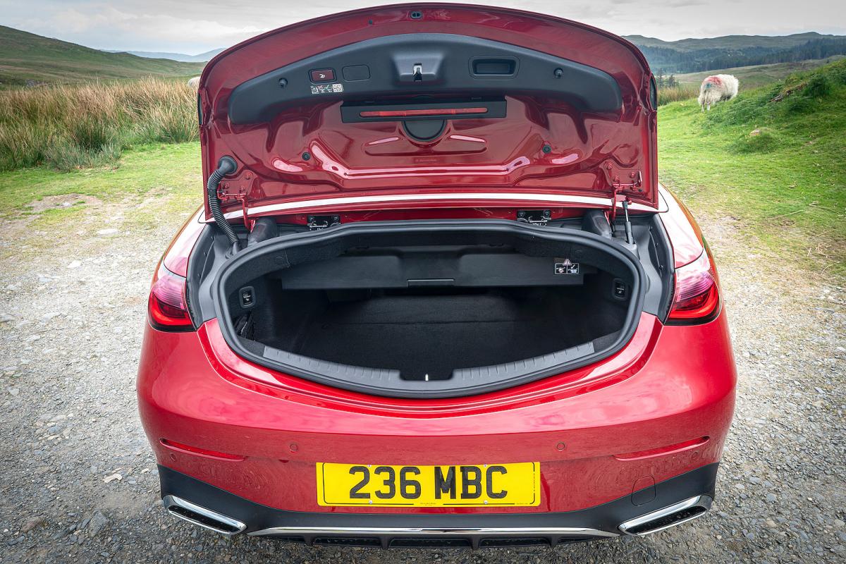 Mercedes CLE Cabriolet boot