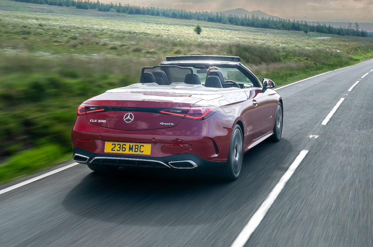 Mercedes CLE Cabriolet rear right driving