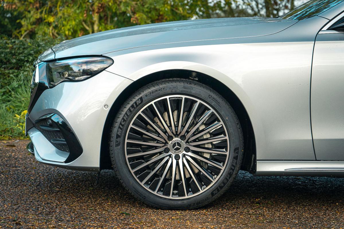 Mercedes E-Class alloy wheel detail
