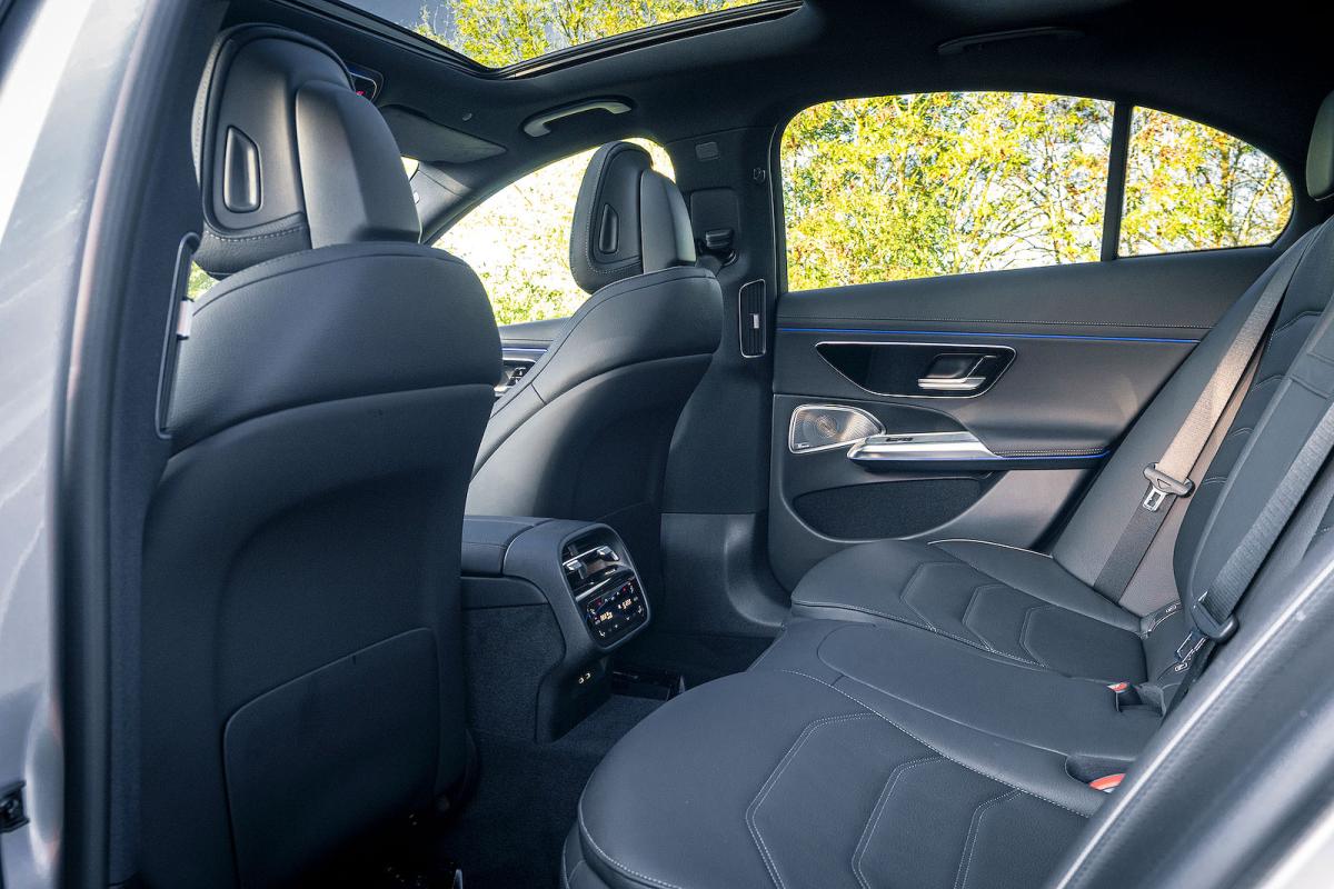 Mercedes E-Class interior back seats