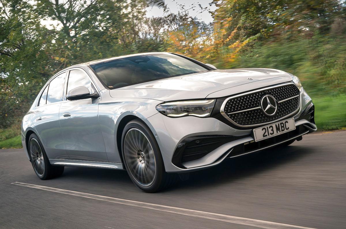 Mercedes E-Class front right driving