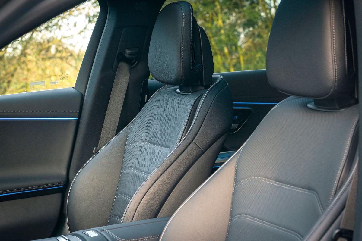 Mercedes E-Class interior front seats