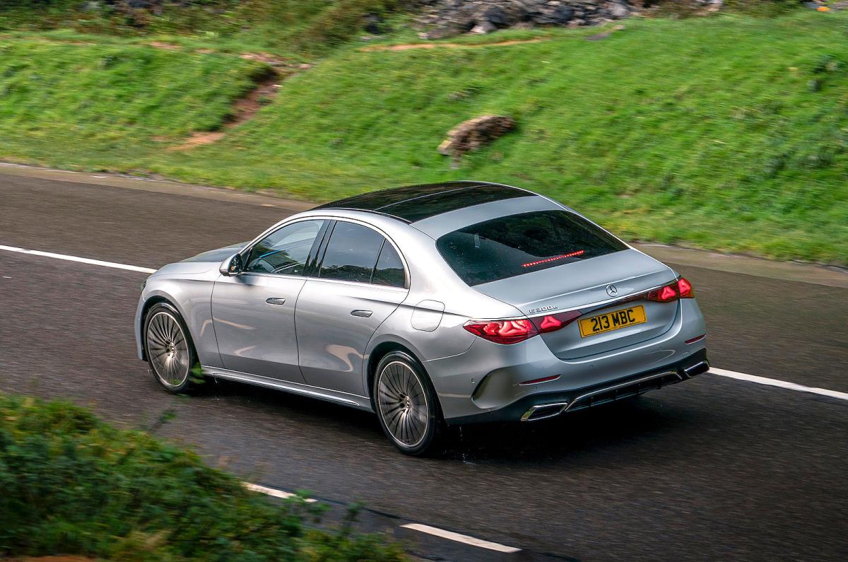 Mercedes E-Class rear left driving