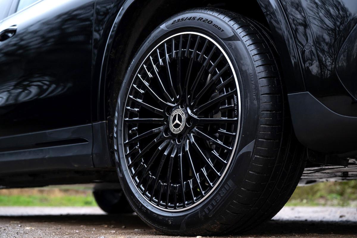 Mercedes EQA alloy wheel detail