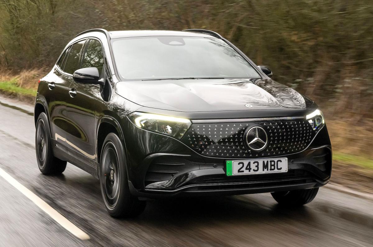 Mercedes EQA front right driving