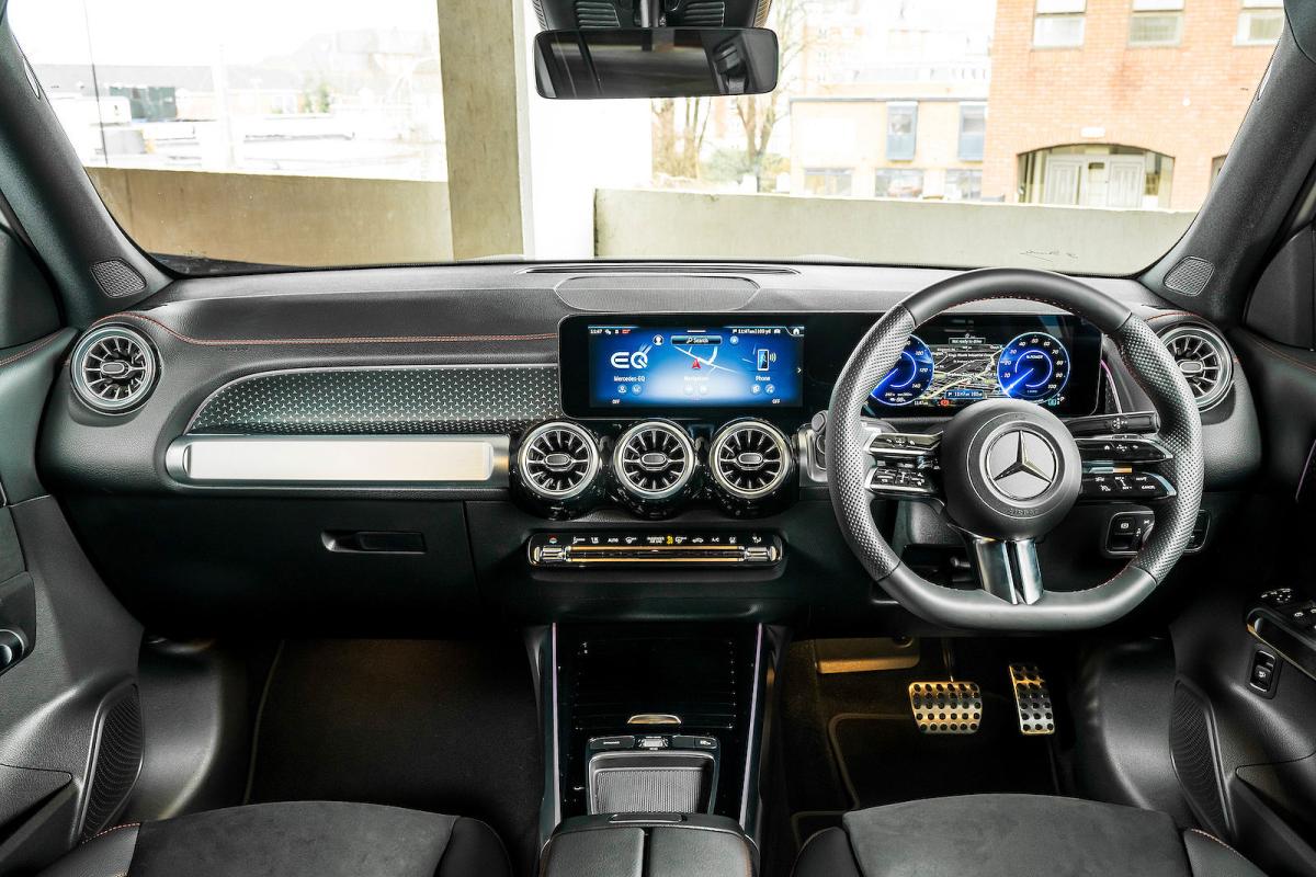 Mercedes EQB interior dashboard