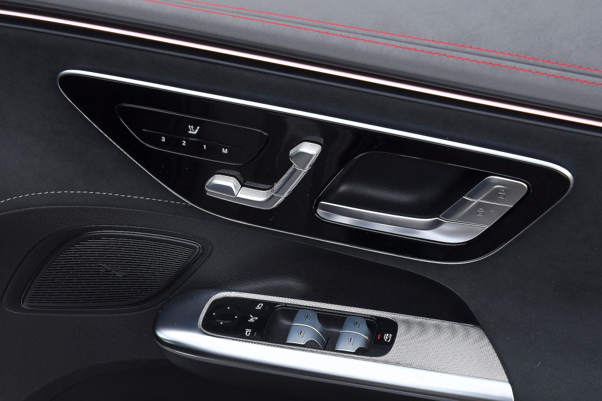 Mercedes EQE interior detail