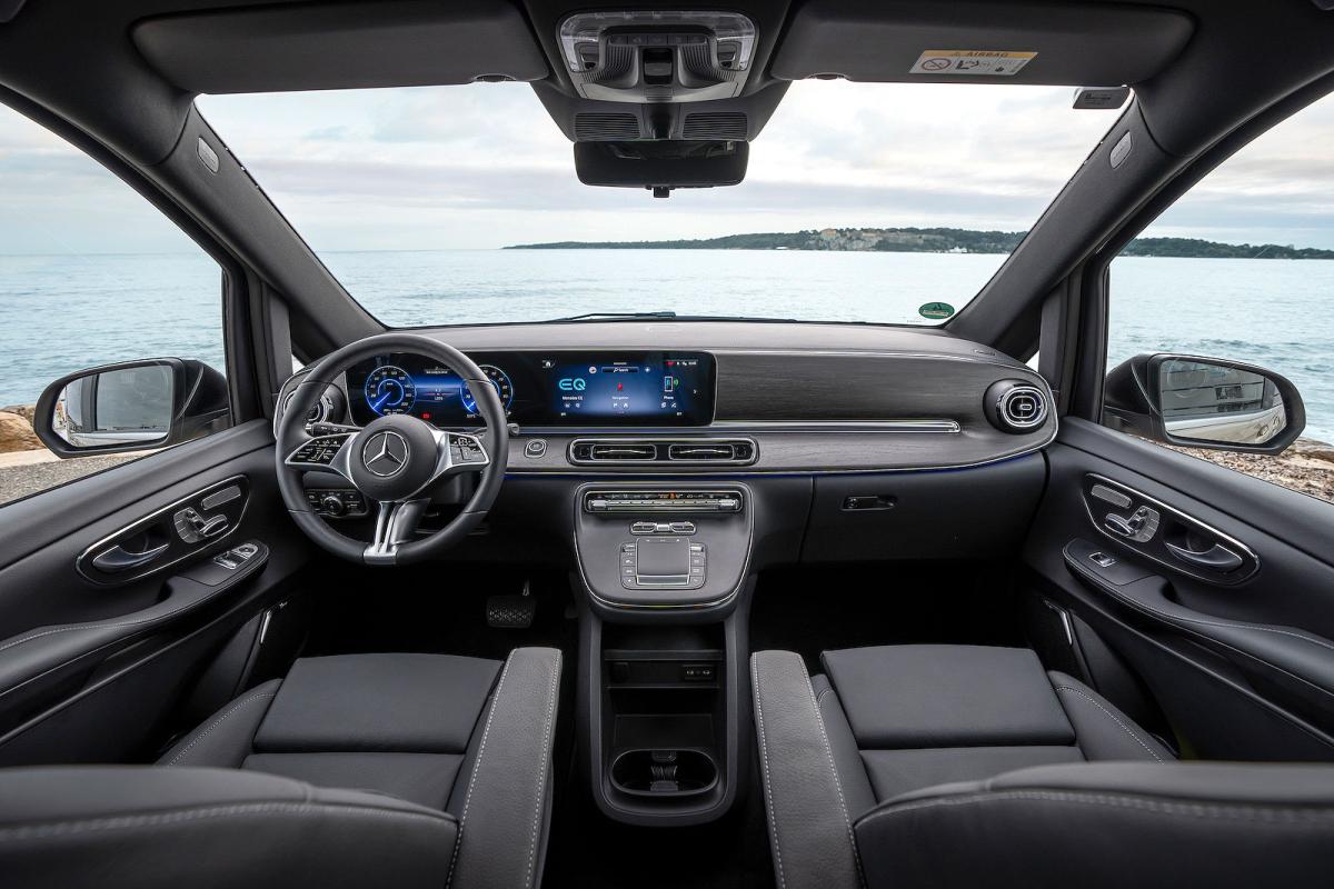 Mercedes EQV interior dashboard