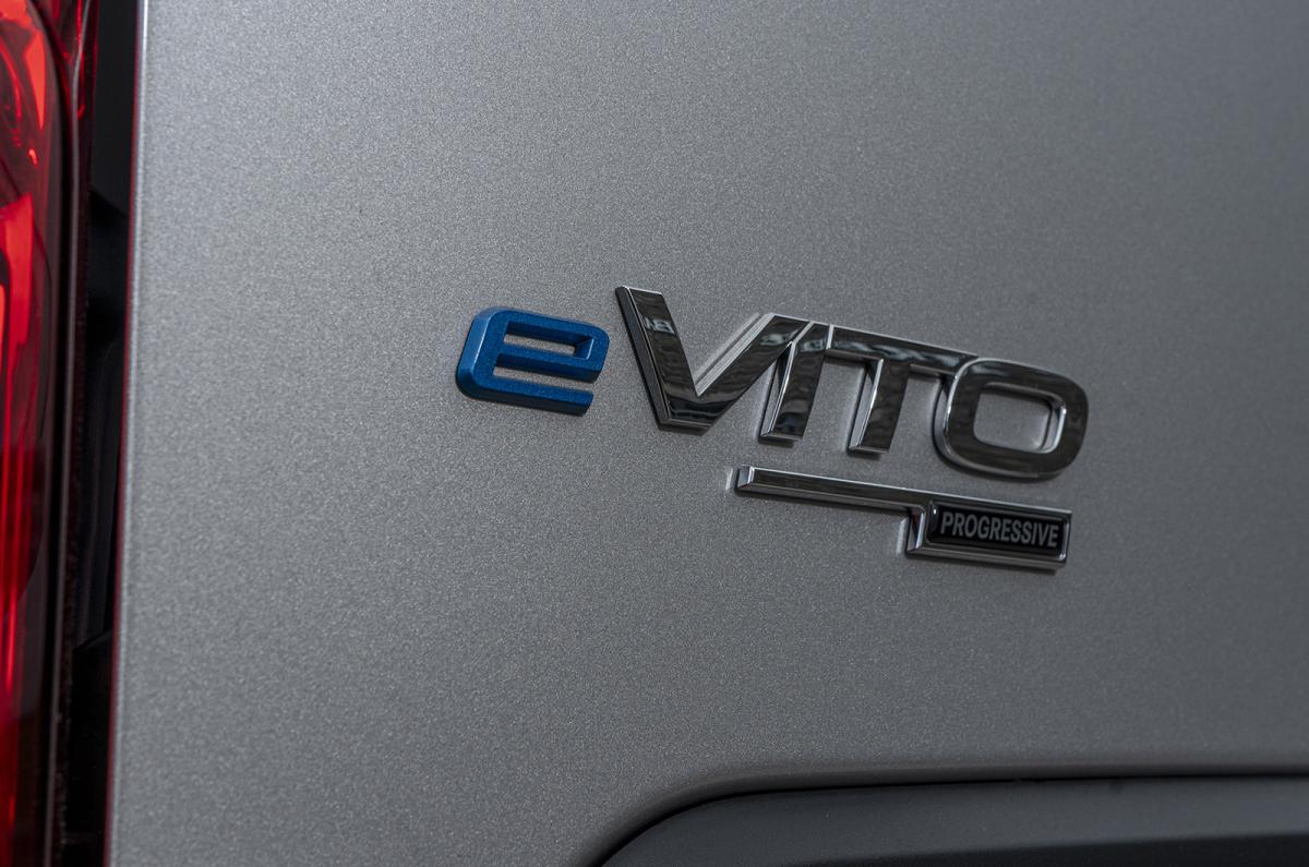 Mercedes eVito badge