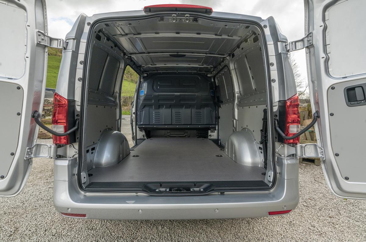 Mercedes eVito load bay rear