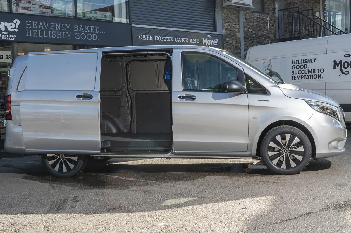 Mercedes eVito load bay side
