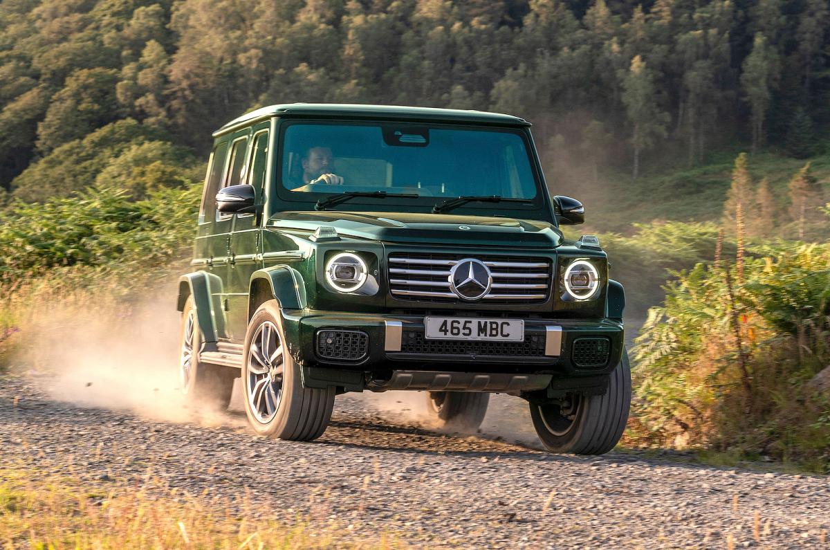 Mercedes G-Class front driving off road