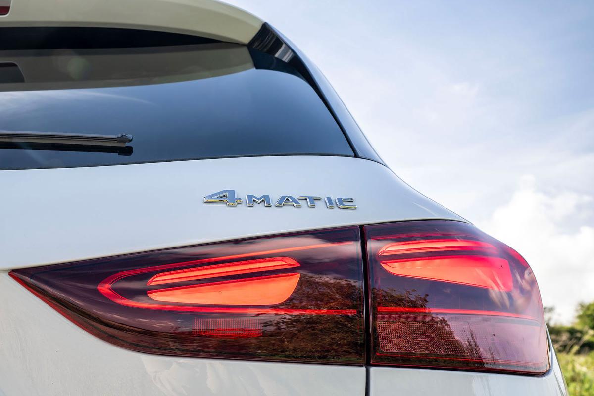 Mercedes GLA rear lights detail