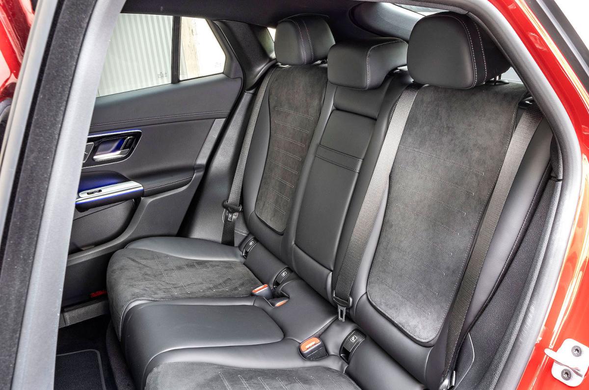 Mercedes GLC Coupé interior back seats