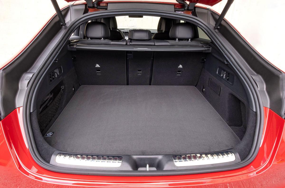Mercedes GLC Coupé boot open