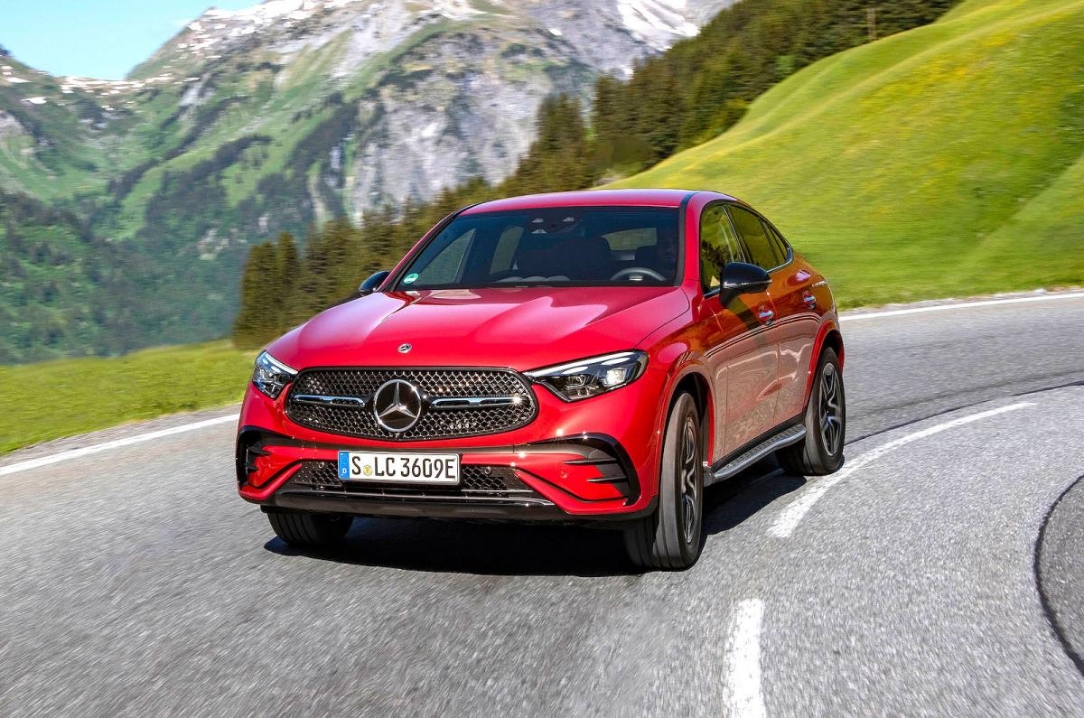 Mercedes GLC Coupé front cornering