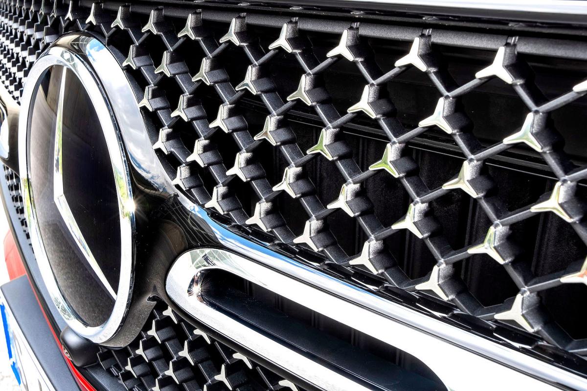 Mercedes GLC Coupé grille detail