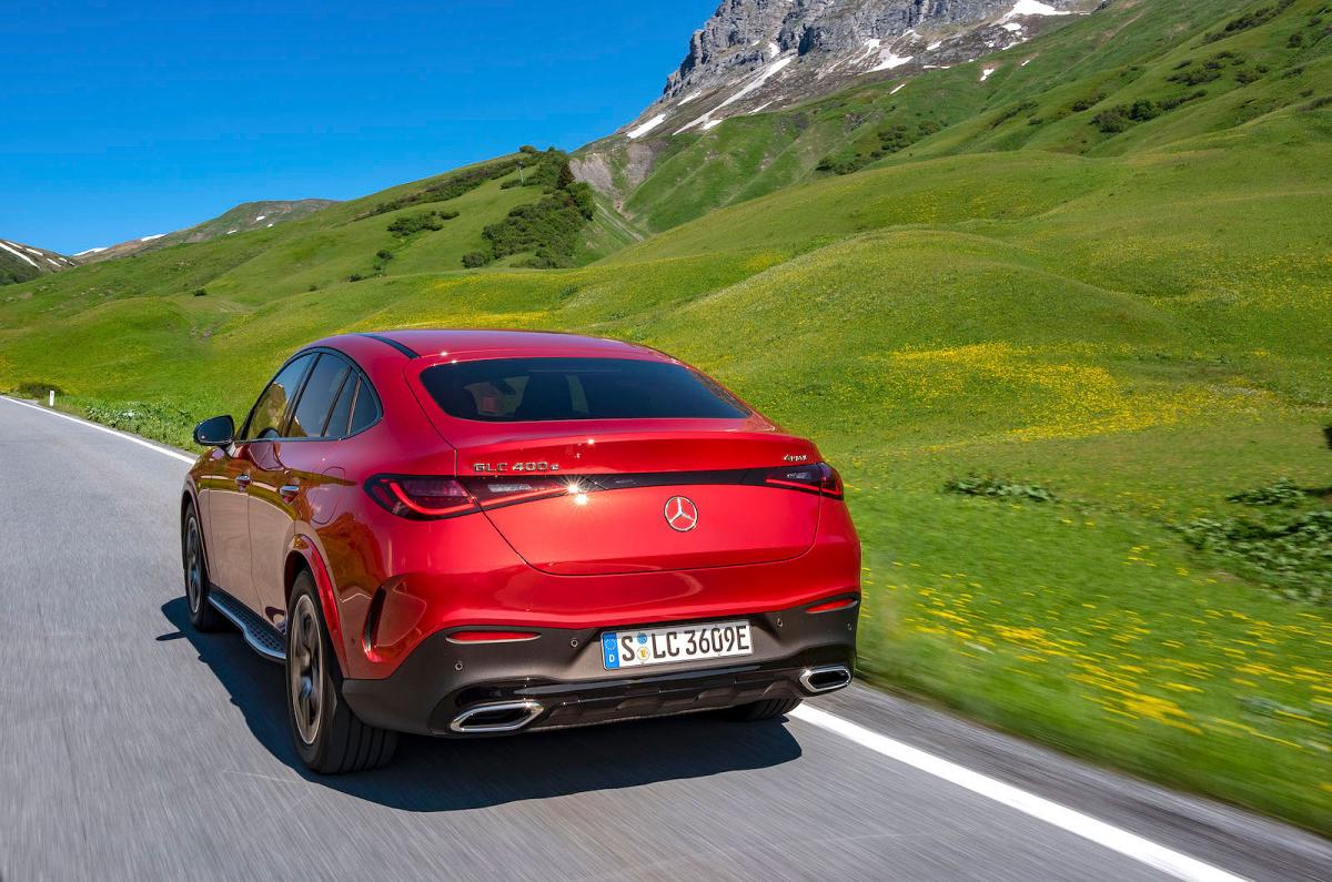 Mercedes GLC Coupé rear left driving