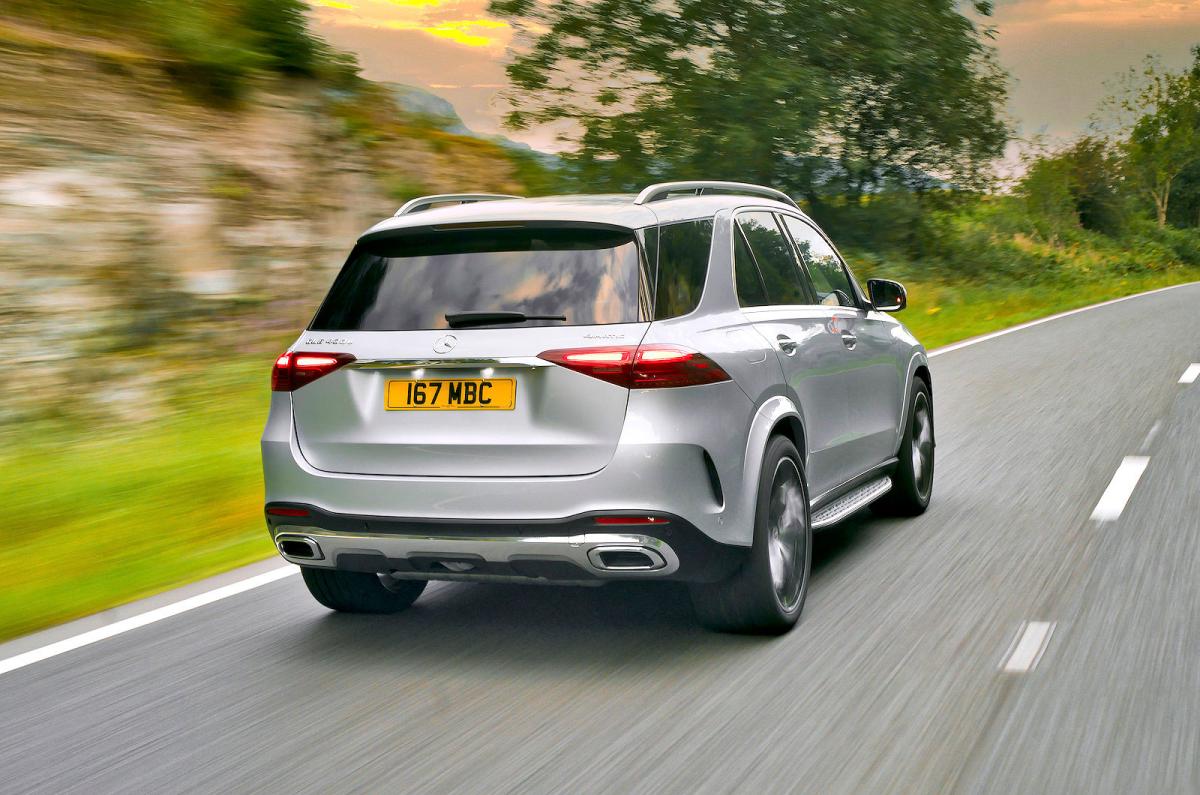 Mercedes GLE rear right driving