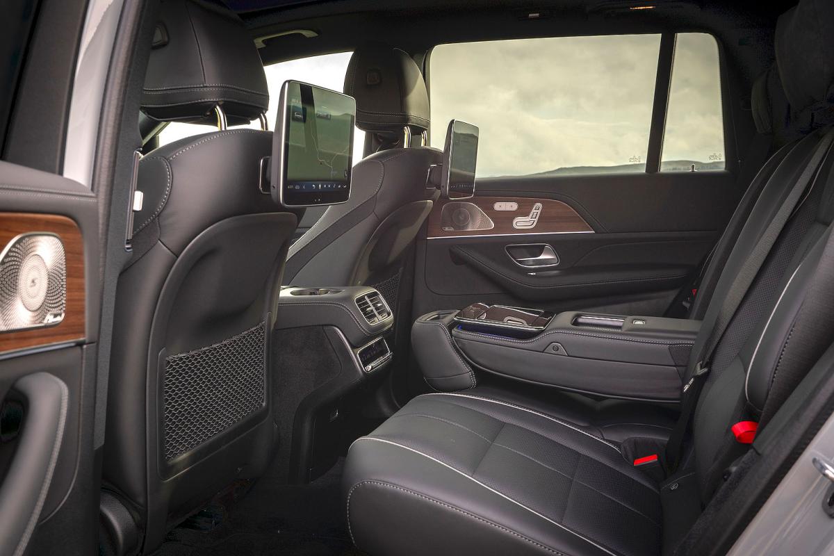Mercedes GLS interior back seats