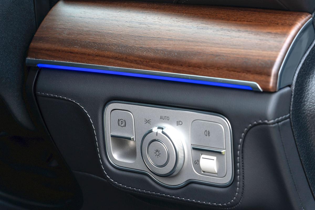 Mercedes GLS interior detail
