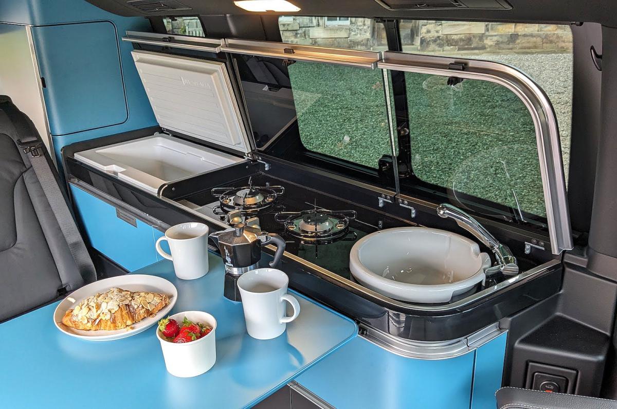 Mercedes Marco Polo cooking area