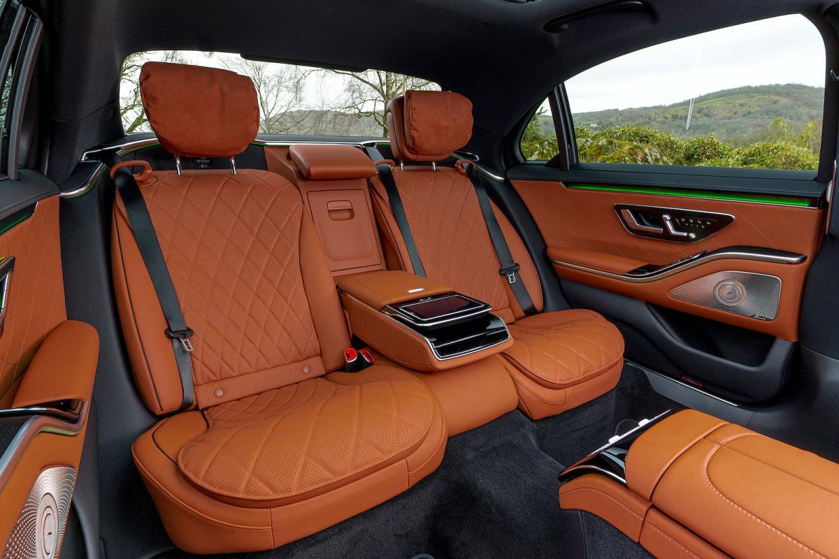 Mercedes S-Class back seats