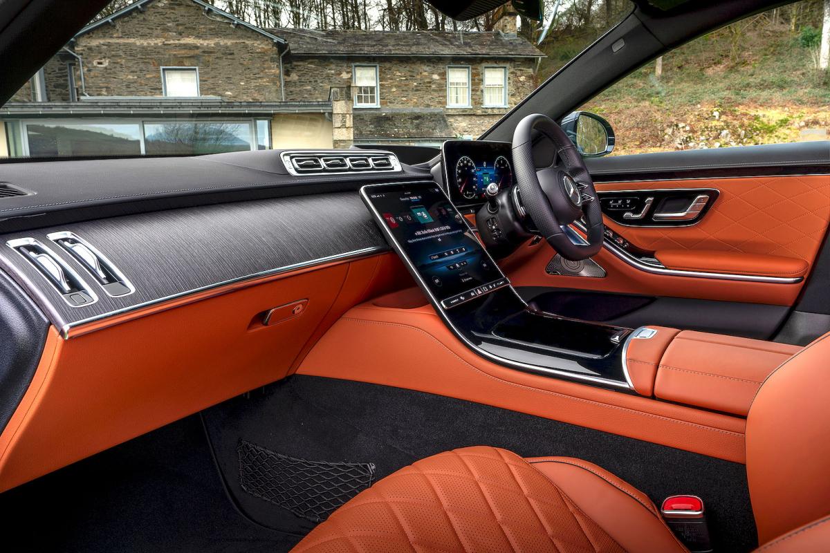 Mercedes S-Class front interior