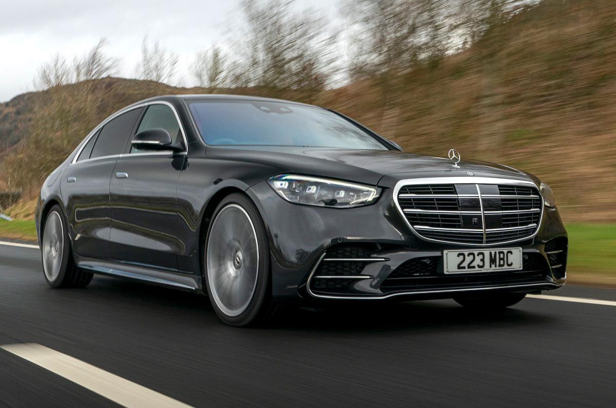 Mercedes S-Class front right driving