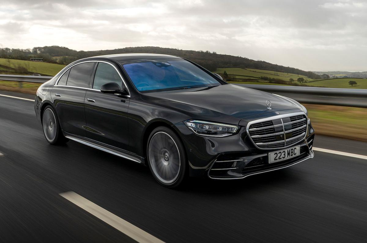 Mercedes S-Class front right driving