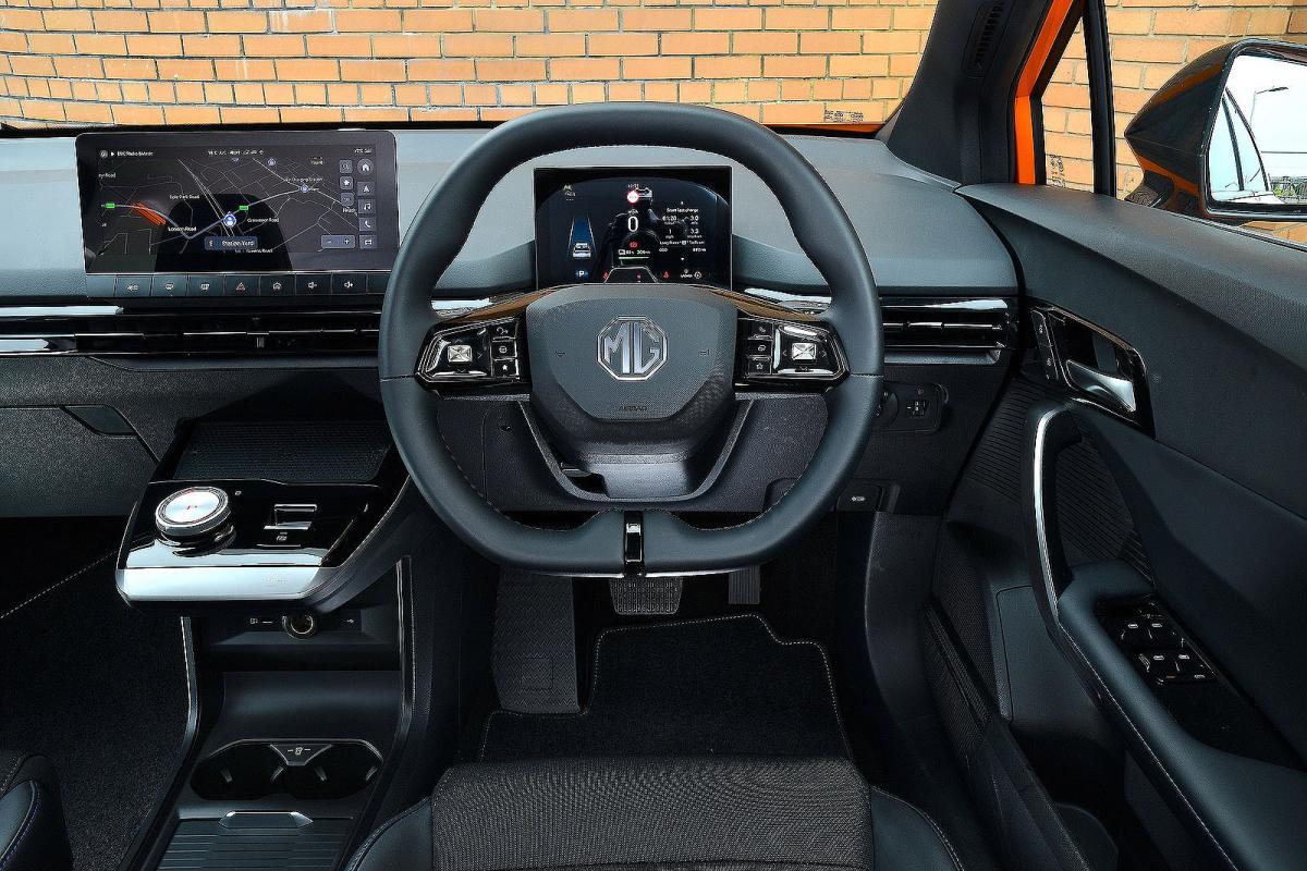 Used MG4 interior dashboard