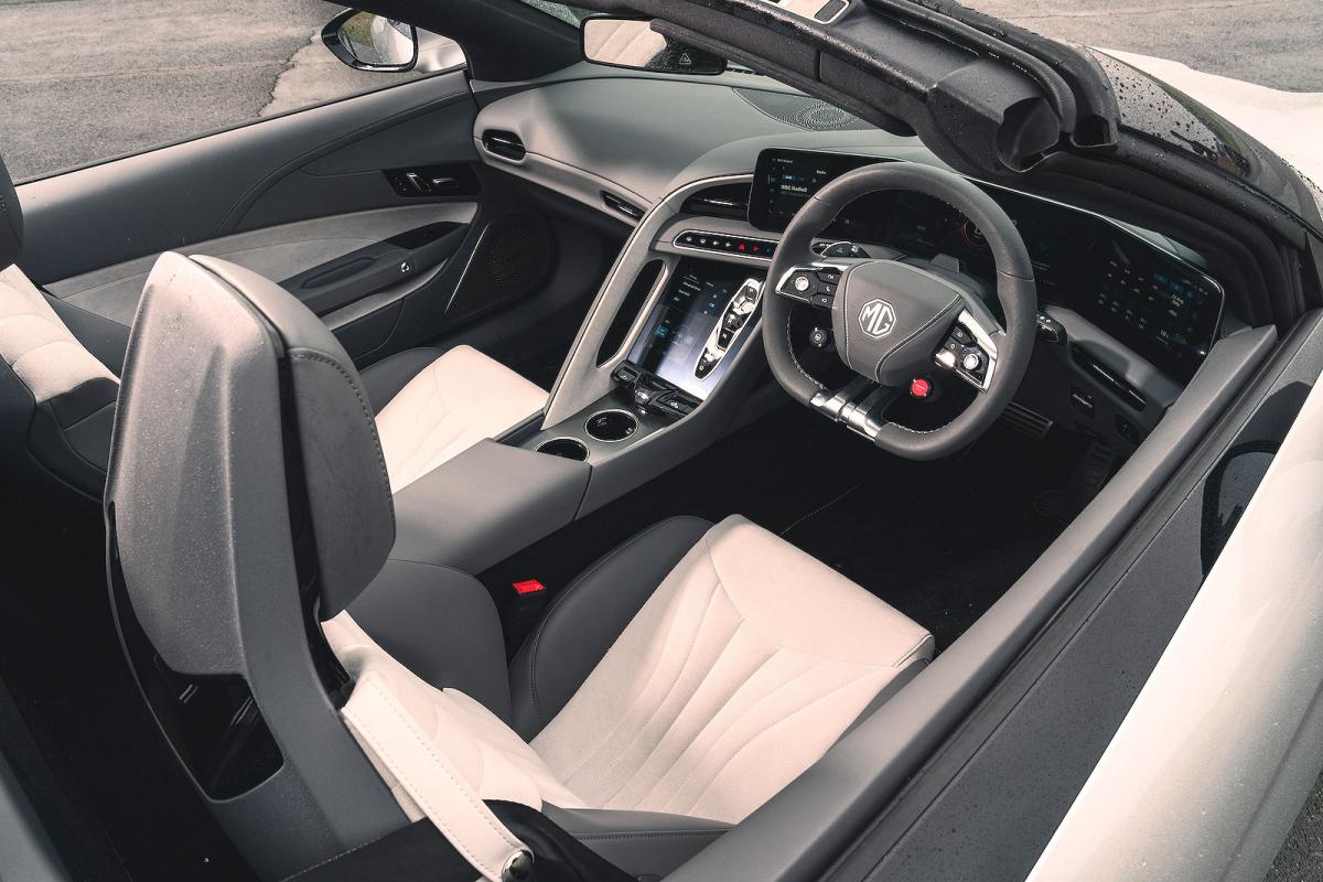 MG Cyberster front seats