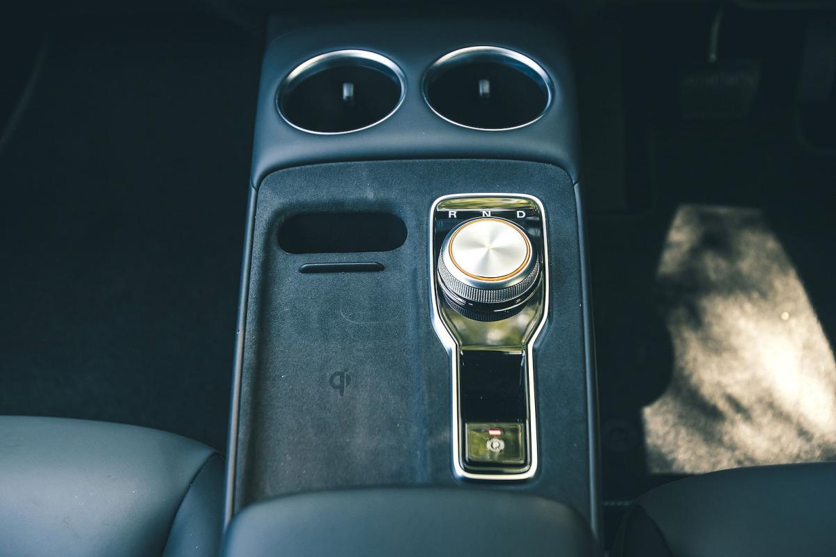 MG S5 EV interior detail