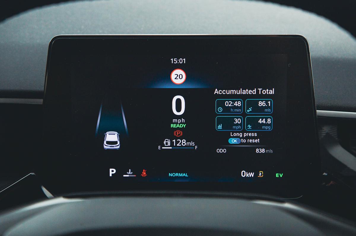 MG3 driver display