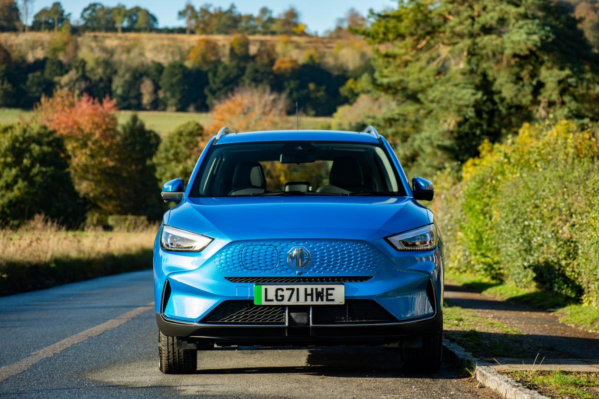 MG ZS EV front static