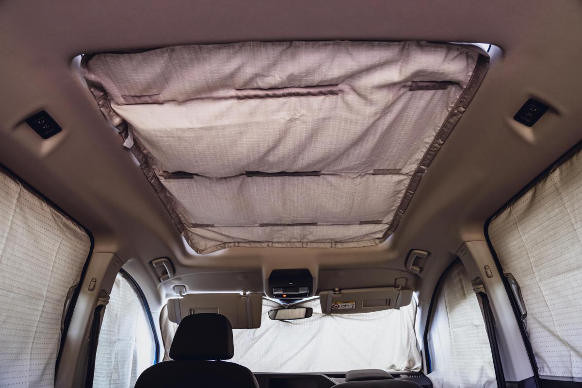 Volkswagen Caddy California interior roof