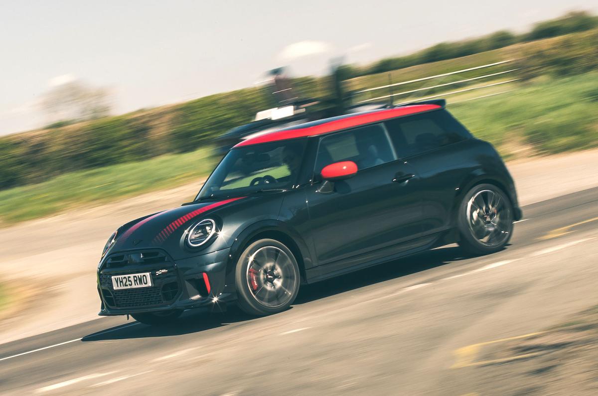 Mini Cooper JCW front left driving