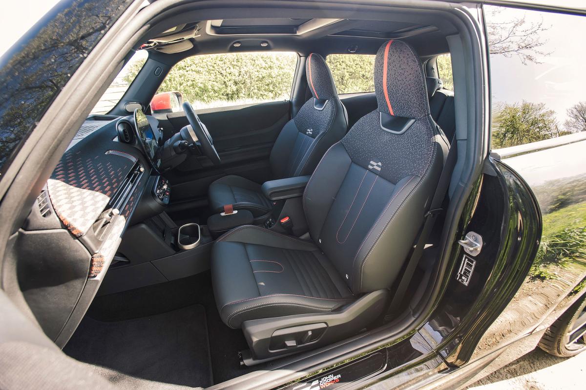 Mini Cooper JCW front seats