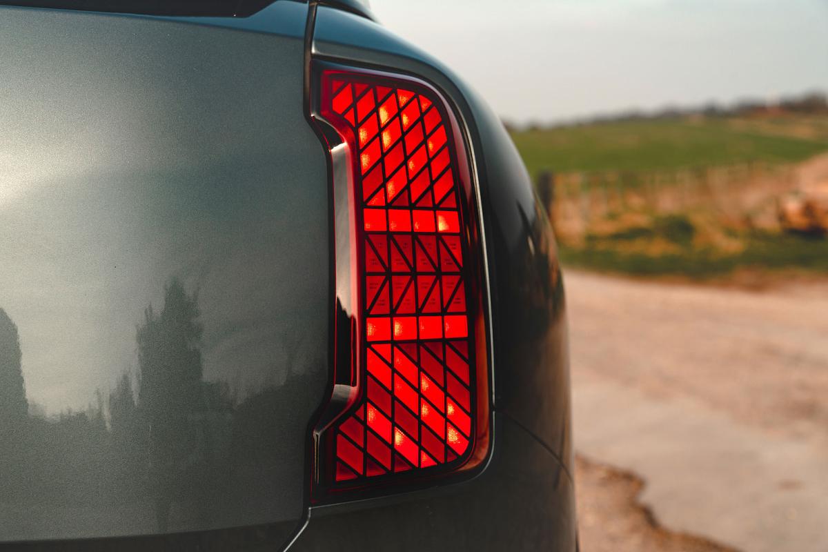 Mini Countryman rear lights detail