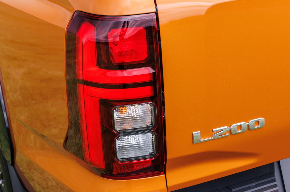Mitsubishi L200 rear light detail